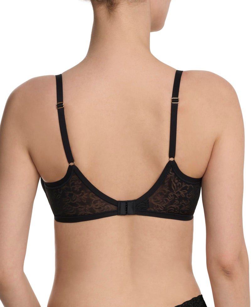 Natori Women's Jacquard Contour Underwire Bra, Black, 36C - Image 3
